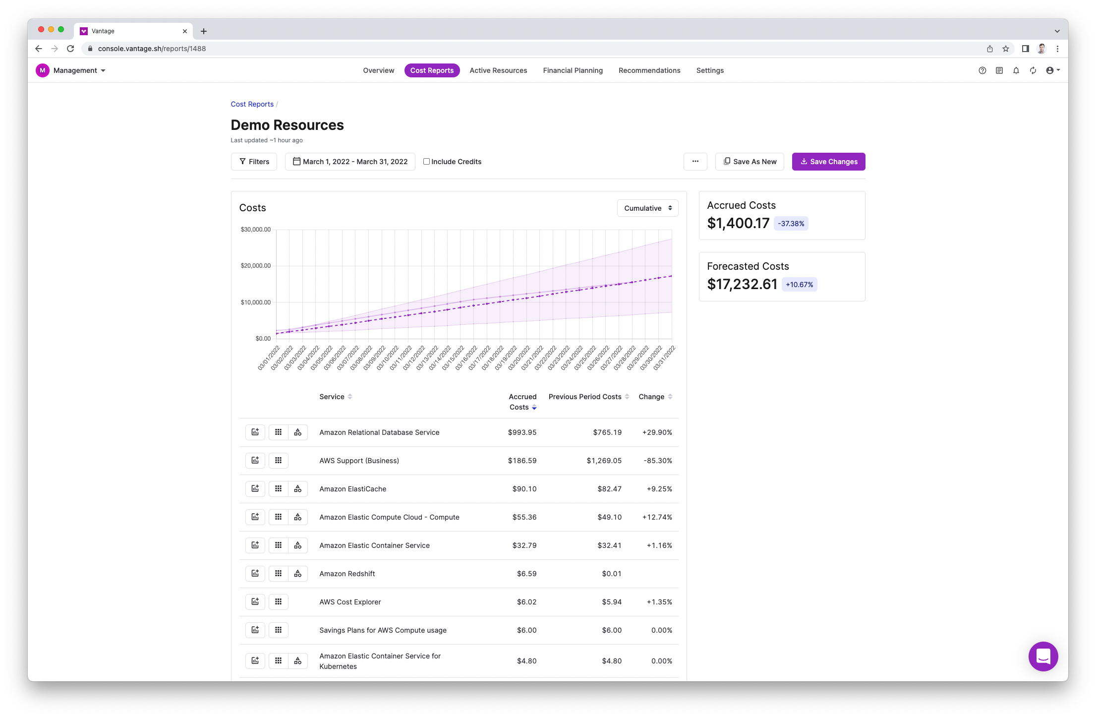 cost-reports-vantage-documentation